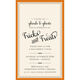Jack O'Lantern Glittered Die-cut Invitations Image 2 of 2